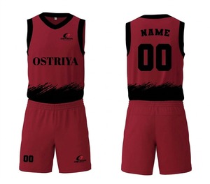 Uniformes de basket-ball pour femmes de haute qualité, 100% polyester, séchage rapide, respirant, antibactérien, col en V, manches courtes, imprimé sur le devant - Product Image 2