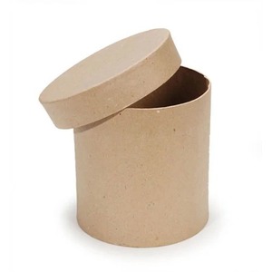 Caja Cilíndrica de Cartón Kraft Ecológica de Dos Piezas con Logotipo Personalizado, Tubo de Papel Biodegradable, Cajas Redondas con Tapas de Metal/Papel - Product Image 4
