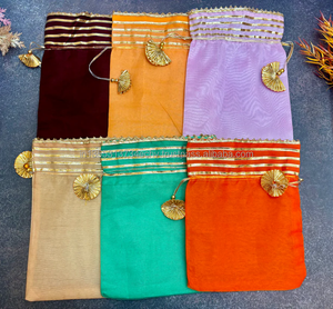 Bolsas de Organza Gota Patti Potli, Bolsas de Regalo para Bodas Indias, Bolsitas con Cordón para Frutos Secos y Dulces, Navidad, Año Nuevo Chino - Product Image 5