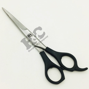 Professional Right-Handed Straight Sharp Stainless Steel Hair Cutting Thinning Scissors Teeth 28 <b>Long</b> <b>Handle</b> for Barber <b>Shears</b> - Product Image 1
