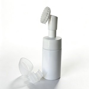 Botellas de Espuma de Plástico PET con Cabezal de Cepillo, Recargables, Tipo Presión, Envases Espumadores para Cosméticos, Lavado Facial, Impresión Serigrafiada - Product Image 4