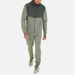 Conjunto de Chándal Personalizado para Hombre, Chaqueta Deportiva de Nailon con Cremallera Media, Traje de Correr y Trotar para Hombre - Product Image 6
