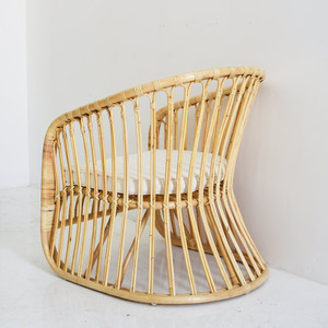 Chaises de jardin contemporaines en rotin naturel, mobilier d'extérieur luxueux pour maisons et hôtels, tapis durable, écologique et personnalisable - Product Image 3