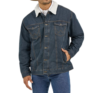 Veste en jean confortable pour homme, tissu en gros, personnalisable, échantillon gratuit, meilleure qualité - Product Image 1