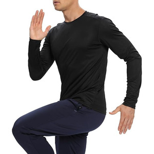 new arrival Custom <b>Printing</b> Cotton Full Sleeve men's <b>T</b>-<b>shirts</b> high quality Men's <b>Plain</b> Gym Slim Fit Long Sleeve <b>T</b> <b>Shirts</b> - Product Image 2