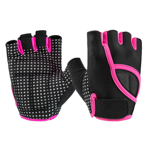 Gants de sport en néoprène haute performance à demi-doigts, fermeture à lacets, légers, antidérapants, pour l'entraînement physique unisexe et le confort - Product Image 2