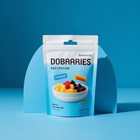 Sachet Doypack Écologique Personnalisé Imprimé Qualité Alimentaire, Emballage Souple Autoportant pour Fruits Secs, Flocons d'Avoine et Snacks de Cuisson