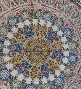 ชุดผ้าปูที่นอนลายดอกไม้พิมพ์ลายแบบ Kalamkari สุดหรู สำหรับบ้านและห้องรับแขก ราคาพิเศษจากผู้ส่งออก - Product Image 2