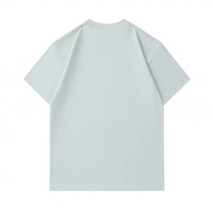 เสื้อยืดแขนสั้นสีส้มสำหรับผู้ชาย คอกลม ทรงปกติ สไตล์ลำลอง สีพื้น ผ้าถักเนื้อเจอร์ซีย์ - Product Image 4