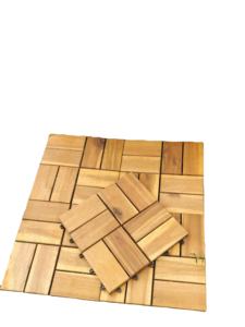 Baldosas de Madera Modernas para Terraza, 300x300mm, Ecológicas, para Interiores y Exteriores, Jardín, Patio Trasero - Product Image 4