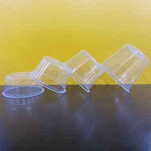 Cajas de Almacenamiento Ecológicas Modelo 2026, Caja Redonda de Plástico para Alimentos/Fruta/Ensalada con Tapa, Logotipo Personalizado, Plástico Transparente - Product Image 4
