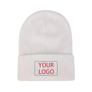 Haute qualité personnalisé Jacquard acrylique tricoté Bobble chapeaux hiver chaud rayé toques 3D broderie étanche 3D broderie - Product Image 2