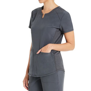 Tenues médicales personnalisées avec logo imprimé, hauts et pantalons, 100% coton, tissu confortable et respirant, ensemble uniforme de travail pour infirmières et dentistes - Product Image 5