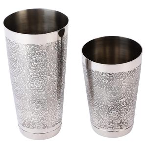 ชุดเครื่องมือบาร์เทนเดอร์มืออาชีพพร้อมเชคเกอร์บอสตันสแตนเลสพรีเมียม ดีไซน์ลายสลัก จากผู้ส่งออกขายส่งจำนวนมากจากอินเดีย - Product Image 4