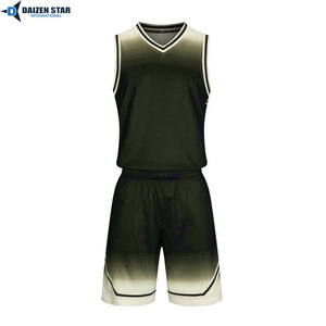 Custom Basketball Jersey Set Black Gradient V-Neck Sleeveless Moisture Wicking Polyester Unisex Adult All Seasons - Product Image 2