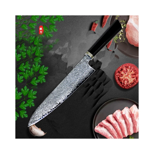 Couteau de cuisine LEGACY BLADES Damascus, 8 pouces, lame tranchante comme un rasoir, forgé à la main, manche en bois, logo personnalisé OEM ODM - Product Image 1