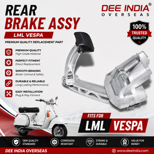 Ensemble de frein arrière pour LML Vespa, qualité OEM, tambour de frein complet, pièce de rechange durable - Product Image 2