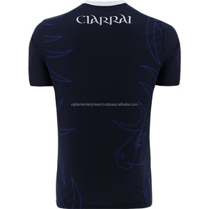 Conjunto de Camiseta de Fútbol GAA de Alto Rendimiento, 100% Poliéster, Diseño Sólido Premium, Manga Corta, Cuello en V, Secado Rápido, Unisex, Adulto - Product Image 2