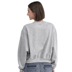 OEM 2025 Sudaderas con capucha transpirables de gran tamaño para mujer Diseño personalizado Cuello redondo Impreso Sudaderas de punto de talla grande Invierno Casual - Product Image 6