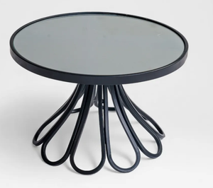 Soporte Redondo de Cristal para Pastel LMB, 1 Pieza, Base Metálica Negra para Exhibición de Postres, Bandeja para Servir, Decoración para Fiestas y Panaderías - Product Image 3