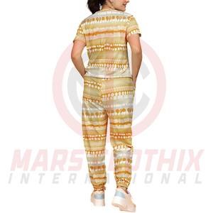 Conjunto Deportivo de Verano para Mujer, 100% Algodón, de Primera Calidad, Producto de Moda, Corte Regular, Dos Piezas - Product Image 4