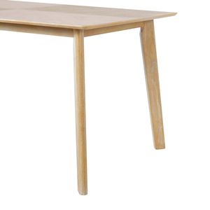 6 Piece <b>Rustic</b> Farmhouse <b>Dining</b> Room Set Rectangular <b>Table</b> and 4 Upholstered Chairs Bench Solid <b>Wood</b> K - Product Image 2