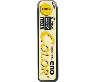 PilotNeox Color Eno - Minas de lápiz mecánico de 0.7 mm, recambios de colores borrables, 10 minas por paquete, 8 colores (HRF7C-20) - Product Image 3