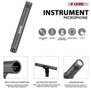 Micrófono de Condensador XLR de 5 Núcleos para Conga, Snare y Tom, Micrófonos para Instrumentos de Percusión - Product Image 6
