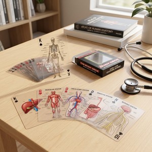 Cartas de Juego Educativas de Anatomía Humana con Diseño Original ZS-PC0062, Mazo de Referencia para Estudiantes y Minoristas en Línea - Product Image 5