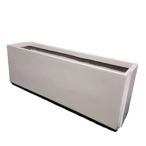 Custom Wholesale White Fiberglass Hand Carved Classic Lightweight Durable Hanging Indoor/Outdoor Floor Square <b>Planter</b> Unique - Product Image 1