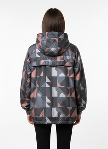 High Quality 100% Nylon Over Sized Breathable Zipper Windbreaker <b>Jacket</b> For Women Lightweight Nylon Outdoor <b>Running</b> <b>Jacket</b> - Product Image 2