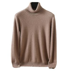 Pull en cachemire pour homme de luxe, toucher doux, tricoté, logo personnalisé en option sur le devant, haute qualité, vente en gros, fabrication en usine - Product Image 1