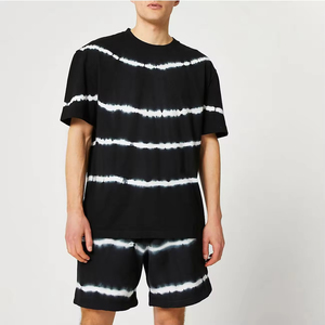 ชุดเซ็ตฤดูร้อน 2 ชิ้น ดีไซน์เฉพาะ ARTIST INDUSTRY เสื้อยืดและกางเกงขาสั้นผ้าฝ้าย 100% น้ำหนักเบา สไตล์ลำลอง ลายเรียบง่าย-ราคาประหยัด - Product Image 1