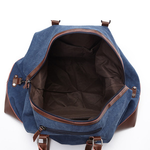 Wholesale Custom <b>Men</b> <b>Leather</b> High Quality Large Durable <b>Duffle</b> Outdoor Canvas Overnight Organizer Camping Duffel Travel <b>Bag</b> - Product Image 4