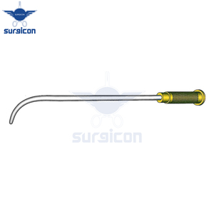 Disector de Senos Silverstein de 30 cm, 10 mm de Diámetro, Curva de 4 cm, Acero Inoxidable, Instrumento Quirúrgico Reutilizable para Senos - Product Image 5