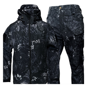 Ensemble Softshell Imperméable et Coupe-Vent pour Hommes : Veste et Pantalon de Randonnée Polaire pour l'Hiver, Idéal pour le Camping, l'Escalade et le Trekking (Vente en Gros) - Product Image 5