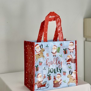 Bolsas de Navidad Laminadas Personalizadas con Impresión Directa de Fábrica, Hechas a Mano, para Regalo con Su Propio Diseño, Hechas en Vietnam - Product Image 2