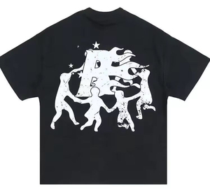 Vente en gros de t-shirts en coton surdimensionnés personnalisés avec un motif de poisson japonais, fournisseur de streetwear - Product Image 6