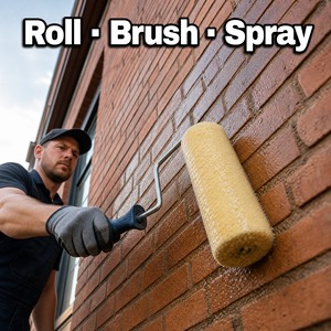 Breathable Eco Friendly <b>Waterproof</b> Protective Coating For Brick Masonry Exterior Wall 1K UV Resistant Low VOC Weather Resistant - Product Image 4