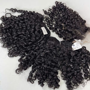 Cabello Virgen Vietnamita de Calidad Superior, Rizado Rápido, Color Natural, Tejido a Máquina con Doble Trama, 100g - Product Image 6