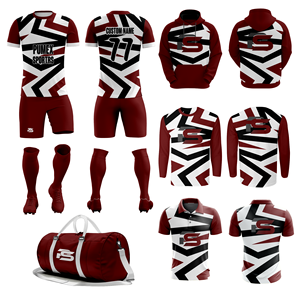 Custom High Quality Breathable Printed Club Soccer Uniform & <b>Short</b> Sleeve <b>Football</b> Jersey Set with Quick Dry Lightweight Design - Product Image 1