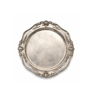 Nouvelle Assiette de Présentation Ronde Vintage en Métal Poli de Haute Qualité pour Fêtes – Vaisselle Décorative Durable - Product Image 5