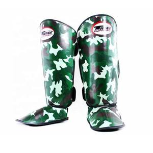 Espinilleras Twins para Muay Thai y Kick Boxing, Personalizadas, para Entrenamiento y Sparring, 100% Cuero Genuino de Alta Calidad - Product Image 2