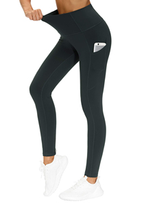 Mid Waist Breathable Quick Dry Custom Logo Womens <b>Leggings</b> Yoga Wear Sports Fitness Full Length Spandex - Product Image 6