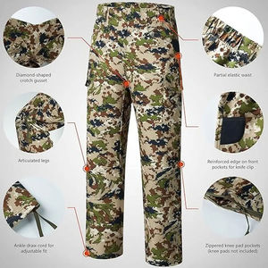 Pantalones de Caza Transpirables de Invierno Personalizados, Diseño Sólido/Estampado, 100% Algodón, MOQ Bajo, Precio al por Mayor - Product Image 5