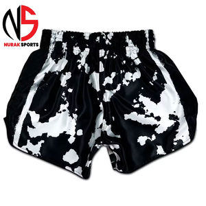 กางเกงมวยไทยชายคุณภาพพรีเมียม น้ำหนักเบา ราคาขายส่ง ปรับแต่งได้ตามต้องการ ผ้าไม่ยับ ดีไซน์ล่าสุด - Product Image 6