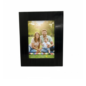 Handcrafted <b>Black</b> Geometric Bone Inlay 4x6 Photo <b>Frame</b> Decorative Wooden Picture <b>Frame</b> for Tabletop Display Luxury Home Decor - Product Image 1