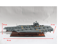 Modèle de porte-avions USS Ronald Reagan CVN-76 - Navire militaire artisanal de qualité supérieure pour collectionneurs