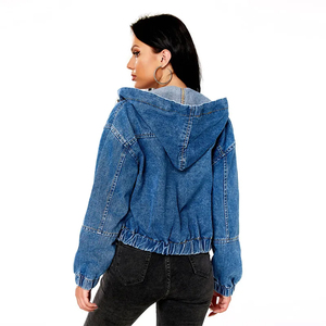 Sudaderas de Mezclilla Tejidas para Mujer, al por Mayor, Otoño Invierno, Transpirables, Ecológicas, de Algodón, con Cintura Elástica - Product Image 6