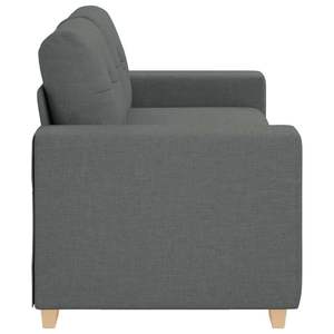 Sofá Loveseat Gris Oscuro con Tela de Poliéster, Madera Contrachapada, Acero y Plástico para Muebles de Sala - Product Image 5